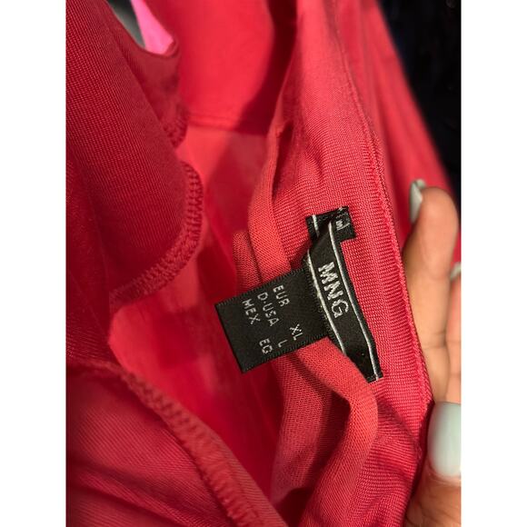 Vintage 70s Disco Dress MNG Womens XL Pink Halterneck Slip Cocktail Barbie Party - Picture 12 of 13